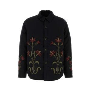 Baziszt Men Black Cotton Padded Jacket